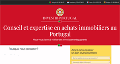 Desktop Screenshot of investir-portugal.com