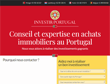 Tablet Screenshot of investir-portugal.com